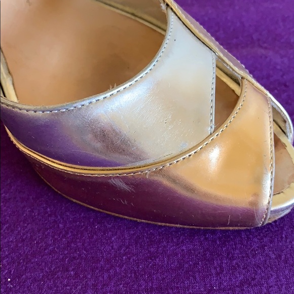 GUISEPPE ZANOTTI PEEP TOE PUMPS SZ 40 - Picture 8 of 8